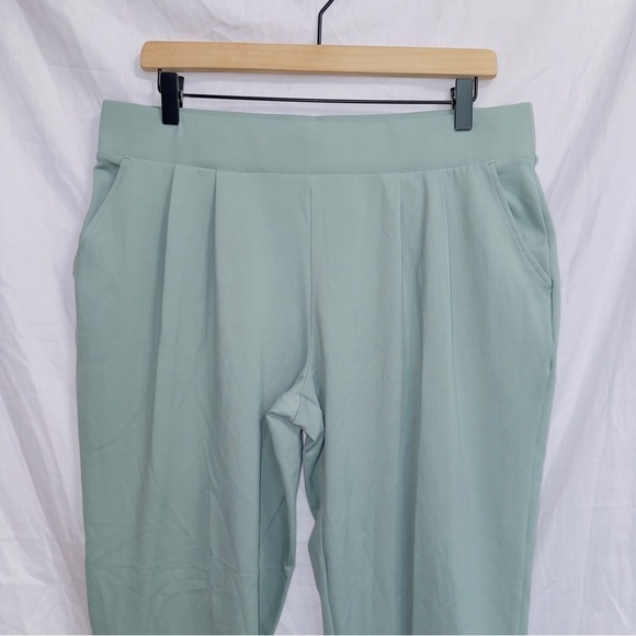Mondetta Blue High Waisted Pull On Stretch Straight Leg Pants size large - Picture 2 of 5